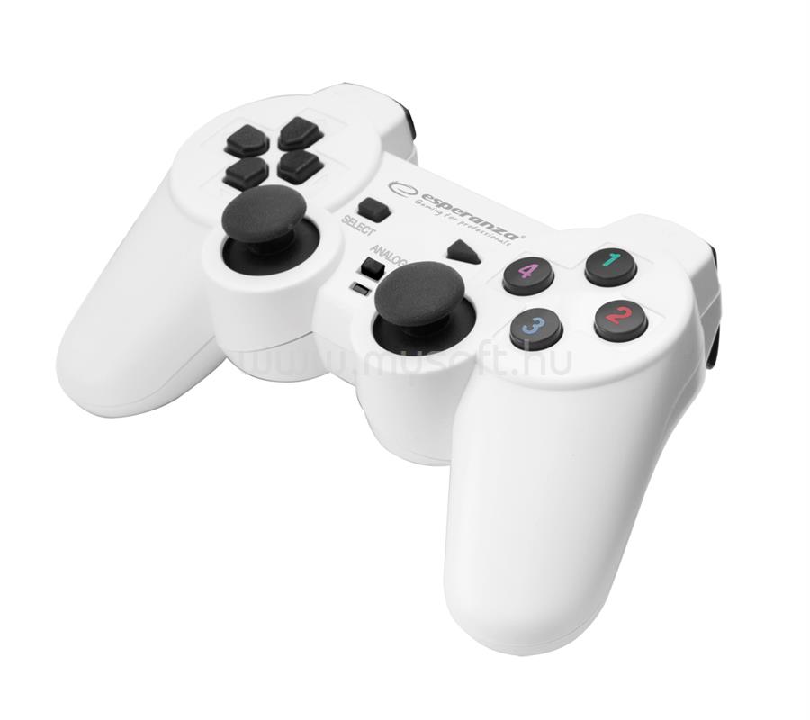 ESPERANZA Warrior PC Gamepad USB (fehér)