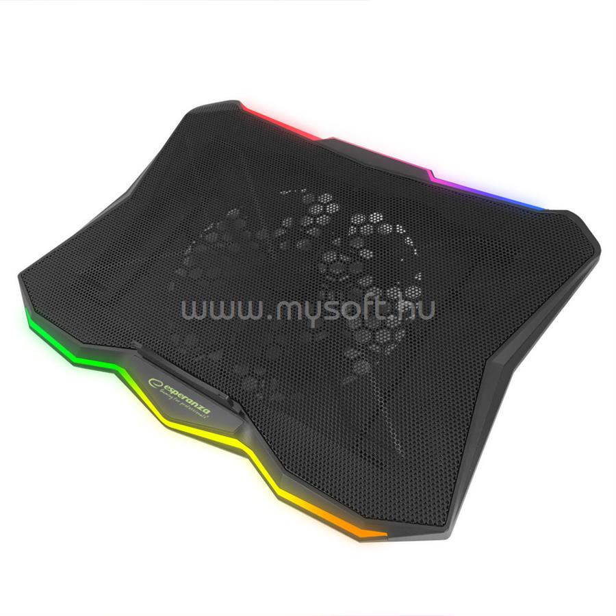 ESPERANZA Xalok RGB Gamer Notebook hűtőpad