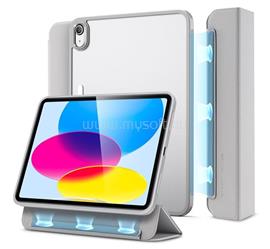 ESR IPAD 11 (2025) / 10.9 (2022) ASCEND HYBRID tok álló, bőr hatású aktív FLIP, asztali tartó, VILÁGOSSZÜRKE GP-142352 small