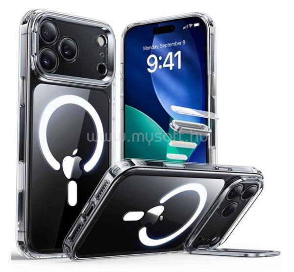 ESR iPhone 17 Pro Max CLASSIC HYBRID szilikon telefonvédő ütésállóság, MagSafe, ÁTLÁTSZÓ