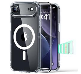 ESR iPhone Air CLASSIC HYBRID szilikon telefonvédő ütésállóság, MagSafe + képernyővédő üveg, ÁTLÁTSZÓ GP-174881 small