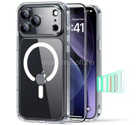 ESR iPhone 17 Pro CLASSIC HYBRID szilikon telefonvédő ütésállóság, MagSafe + képernyővédő üveg, ÁTLÁTSZÓ GP-174883 small