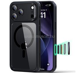 ESR iPhone 17 Pro CLASSIC HYBRID szilikon telefonvédő ütésállóság, MagSafe, ÁTLÁTSZÓ/FEKETE GP-181230 small