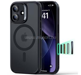 ESR iPhone 17 CLASSIC HYBRID szilikon telefonvédő ütésállóság, MagSafe, FEKETE GP-181684 small