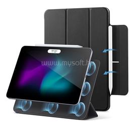ESR IPAD Air 13 (2026) / Air 13 (2025) REBOUND MAGNET tok álló, bőr hatású aktív FLIP, ceruza tartó, FEKETE GP-158501 small