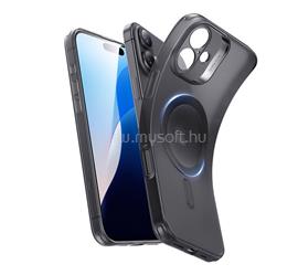 ESR iPhone 16 ZERO HALOLOCK szilikon telefonvédő ütésállóság, MagSafe, FEKETE GP-164291 small