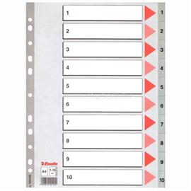 ESSELTE A4 1-10 műanyag regiszter ESSELTE_100105 small