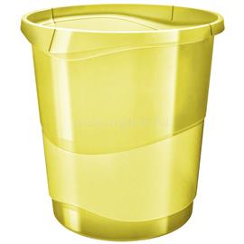 ESSELTE Colour`Ice 14 literes áttetsző sárga papírkosár ESSELTE_626287 small