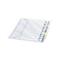 ESSELTE Elválasztólap, A4, regiszteres 1-12 laminált karton fülek 100162 ESSELTE_100162 small