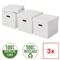 ESSELTE Home kocka alakú 3db/csomag fehér tárolódoboz ESSELTE_628288 small