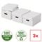 ESSELTE Home M méret 3db/csomag fehér tárolódoboz ESSELTE_628282 small