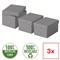 ESSELTE Home S méret 3db/csomag szürke tárolódoboz ESSELTE_628281 small