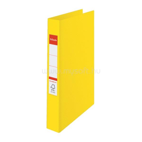 ESSELTE Standard Vivida A4 2 gyűrűs sárga gyűrűskönyv