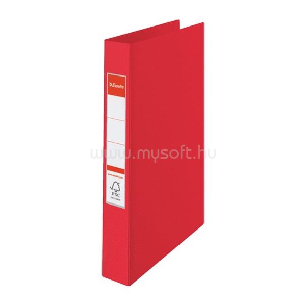 ESSELTE Standard Vivida A4 4 gyűrűs piros gyűrűskönyv