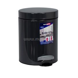 EUROGOLD SIRIUS 5l 19x24cm pedálos szemetes (antracit szürke) EUROGOLD_801205_ANTHRACITE small