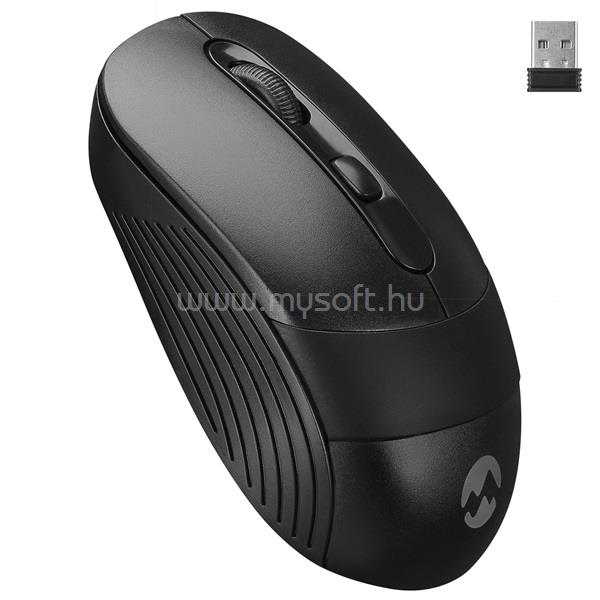 EVEREST SM-18 vezeték nélküli egér (fekete)