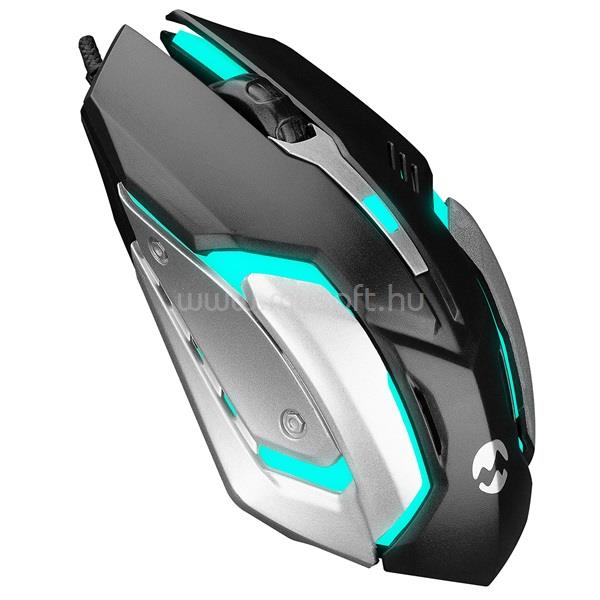 EVEREST SM-G72 optikai gamer vezetékes egér (fekete)