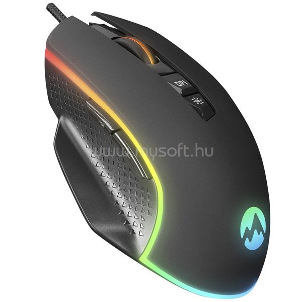 EVEREST RAGE-X2 RGB gamer vezetékes egér (fekete)