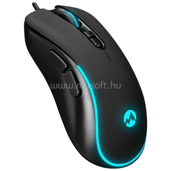 EVEREST SM-G58 X-HAMMER RGB gamer vezetékes egér (fekete)
