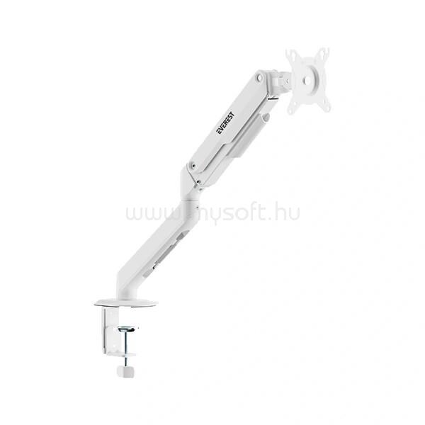 EVEREST Monitor állvány - MS-113 (17"-32"-ig,  Fehér, VESA: 75x75, 100x100)