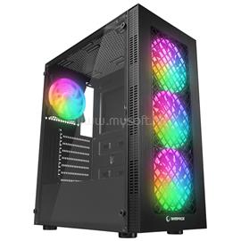EVEREST PLAID V1 fekete (táp nélküli) ablakos ATX ház EVEREST_39992 small