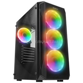 EVEREST X-RACER RGB fekete (táp nélküli) ablakos ATX ház EVEREST_42432 small
