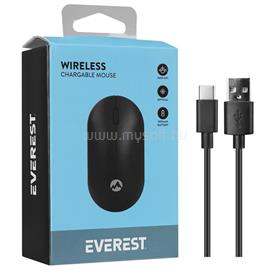 EVEREST SMW-399 vezeték nélküli egér (fekete) EVEREST_36223 small