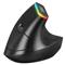 EVEREST SMW-618 RGB Ergonomic Vertical vezeték nélküli egér (fekete) EVEREST_36222 small