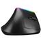 EVEREST SMW-618 RGB Ergonomic Vertical vezeték nélküli egér (fekete) EVEREST_36222 small