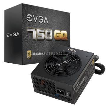 EVGA tápegység 750 GQ 750W fél moduláris 80+ Gold