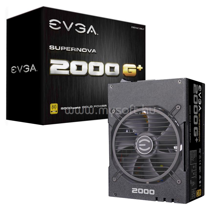 EVGA tápegység SuperNOVA 2000 G+ 220-GP-2000-X2 2000W moduláris 80+ Gold