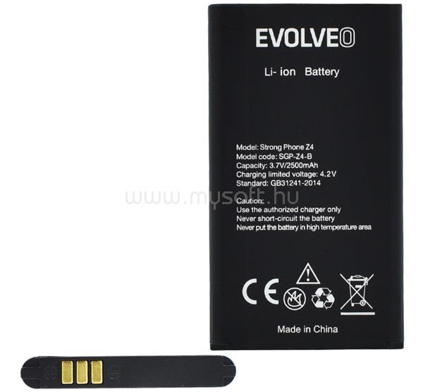 EVOLVEO Evolveo Strongphone W4 / Strongphone Z4 EVOLVEO akku 2500mAh LI-ION
