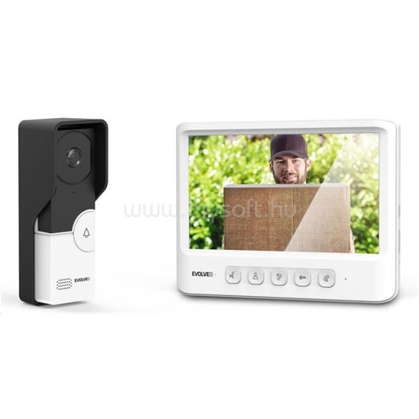 EVOLVEO DoorPhone IK06 memóriával és színes displayjel  videós kaputelefon szett