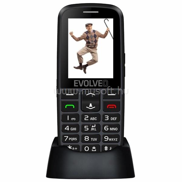 EVOLVEO Evolveo EP-550 Easy Phone EP-550 Easy Phone mobiltelefon FEKETE