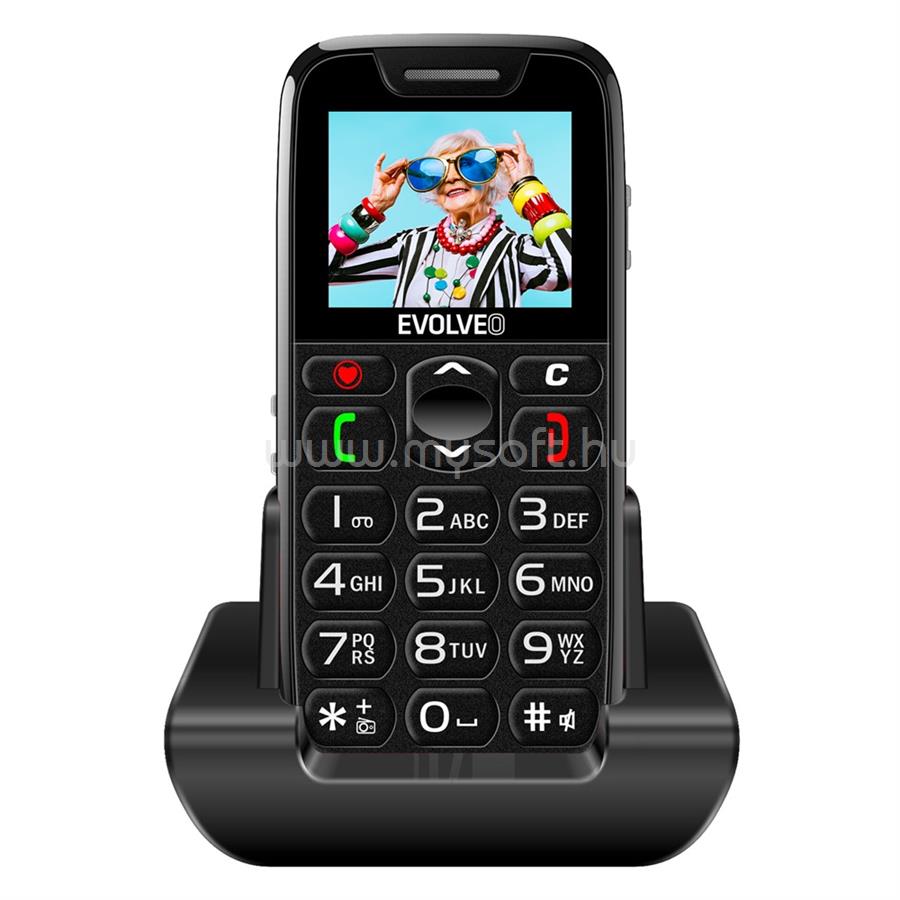 EVOLVEO EASYPHONE EP501 mobiltelefon (fekete)