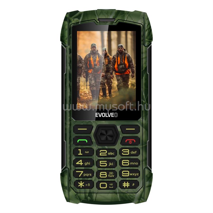 EVOLVEO STRONGPHONE H1 Dual-SIM mobiltelefon (hunting camouflage)