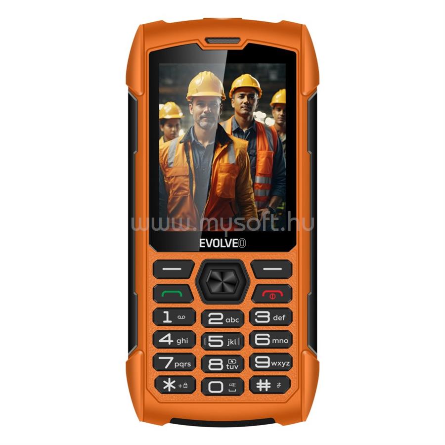 EVOLVEO STRONGPHONE H1 Dual-SIM mobiltelefon (narancssárga)