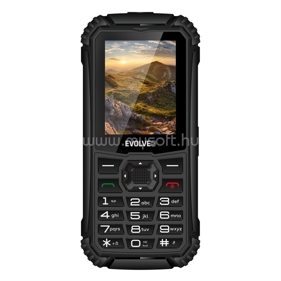EVOLVEO StrongPhone Q1 mobiltelefon (fekete)