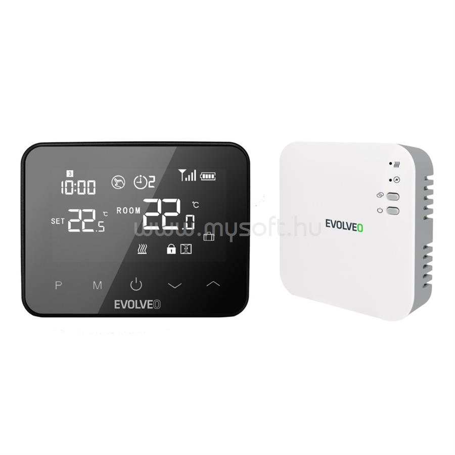 EVOLVEO Thermal, intelligens, vezeték nélküli, programozható termosztát