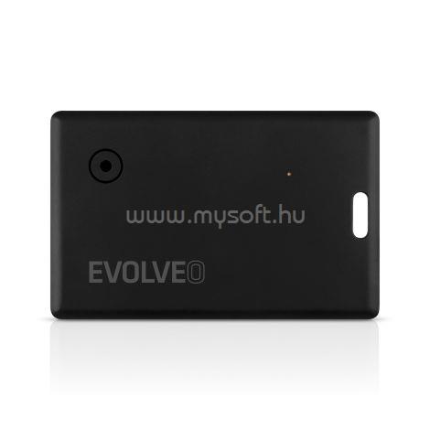 EVOLVEO TRACKCARD bluetooth nyomkövető kulcstartóra, iOS kompatibilis, FEKETE