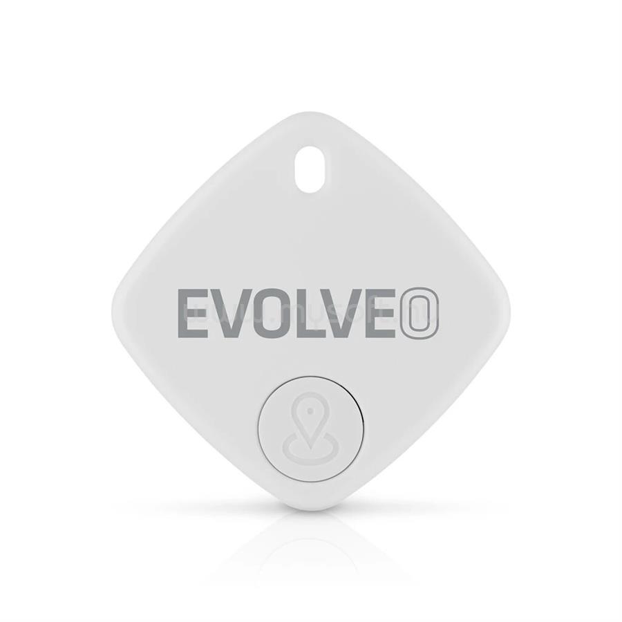 EVOLVEO TRACKTAG bluetooth nyomkövető kulcstartóra, iOS kompatibilis, FEHÉR