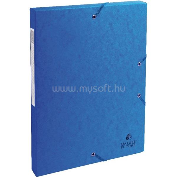 EXACOMPTA A4 2,5cm kék prespán karton gumisbox