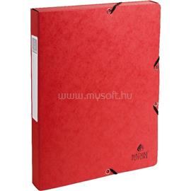 EXACOMPTA A4 2,5cm piros prespán karton gumisbox P2070-0188 small