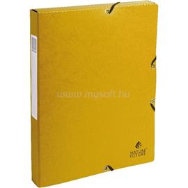 EXACOMPTA A4 2,5cm sárga prespán karton gumisbox P2070-0189 small