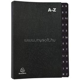 EXACOMPTA A4 A-Z -ig karton fekete előrendező EXACOMPTA_880.200 small