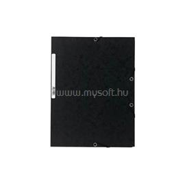 EXACOMPTA Gumis mappa karton prespán A/4 Exacompta fekete P2110-0583 small