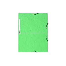 EXACOMPTA A4 világoszöld prespán gumis mappa P2110-0594 small