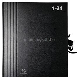 EXACOMPTA Előrendező 1-31 karton számozott tasakos 61650B fekete EXACOMPTA_60476 small