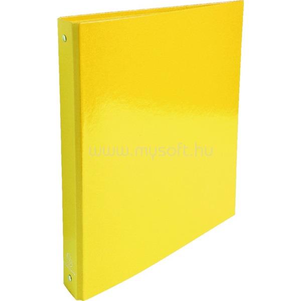 EXACOMPTA Iderama A4 4 gyűrűs 4cm sárga gyűrűskönyv