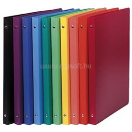 EXACOMPTA Opaque A4 4 gyűrűs 20 mm gerinccel PP fekete gyűrűskönyv P2130-0690 small